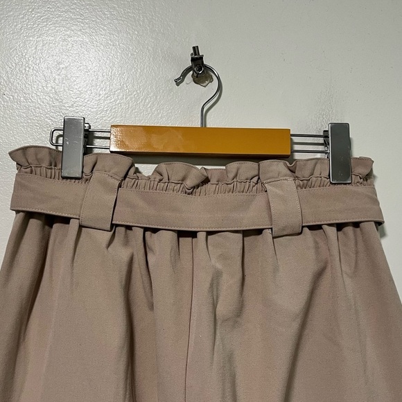 Jacqueline de Yong Women’s Beige Paperbag High-Waisted Belted Trousers - Size S - Picture 11 of 14